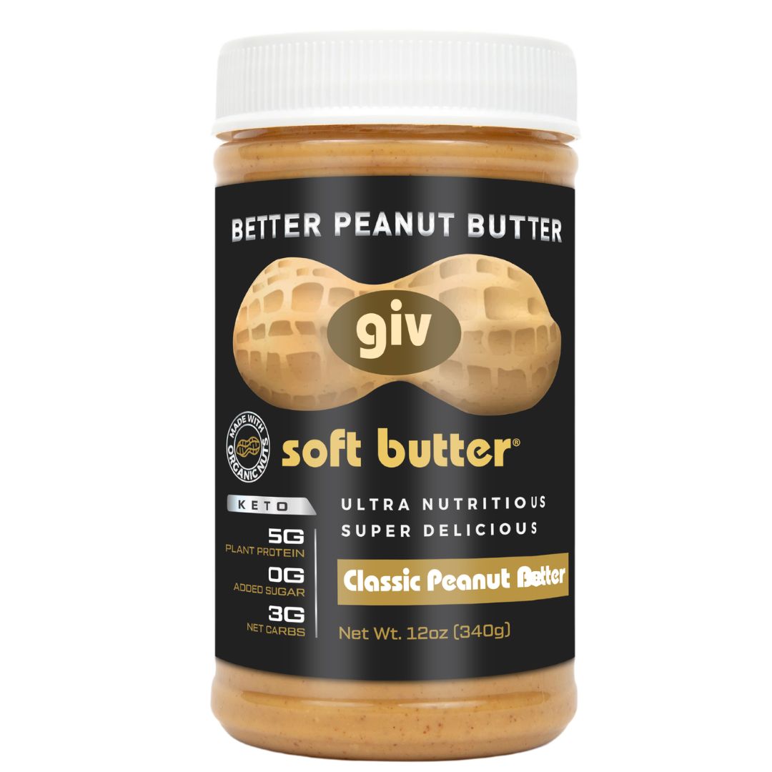 ORGANIC PEANUT BUTTER WITH NO ADDED SUGAR LOW CARB AND GLP-1