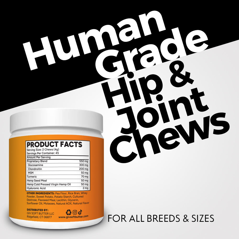 HIP & JOINT CHEWS FOR DOGS