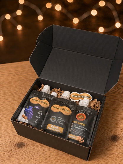 Peanut Better Variety Pack 2.5oz Pouch (8 Count) Gift