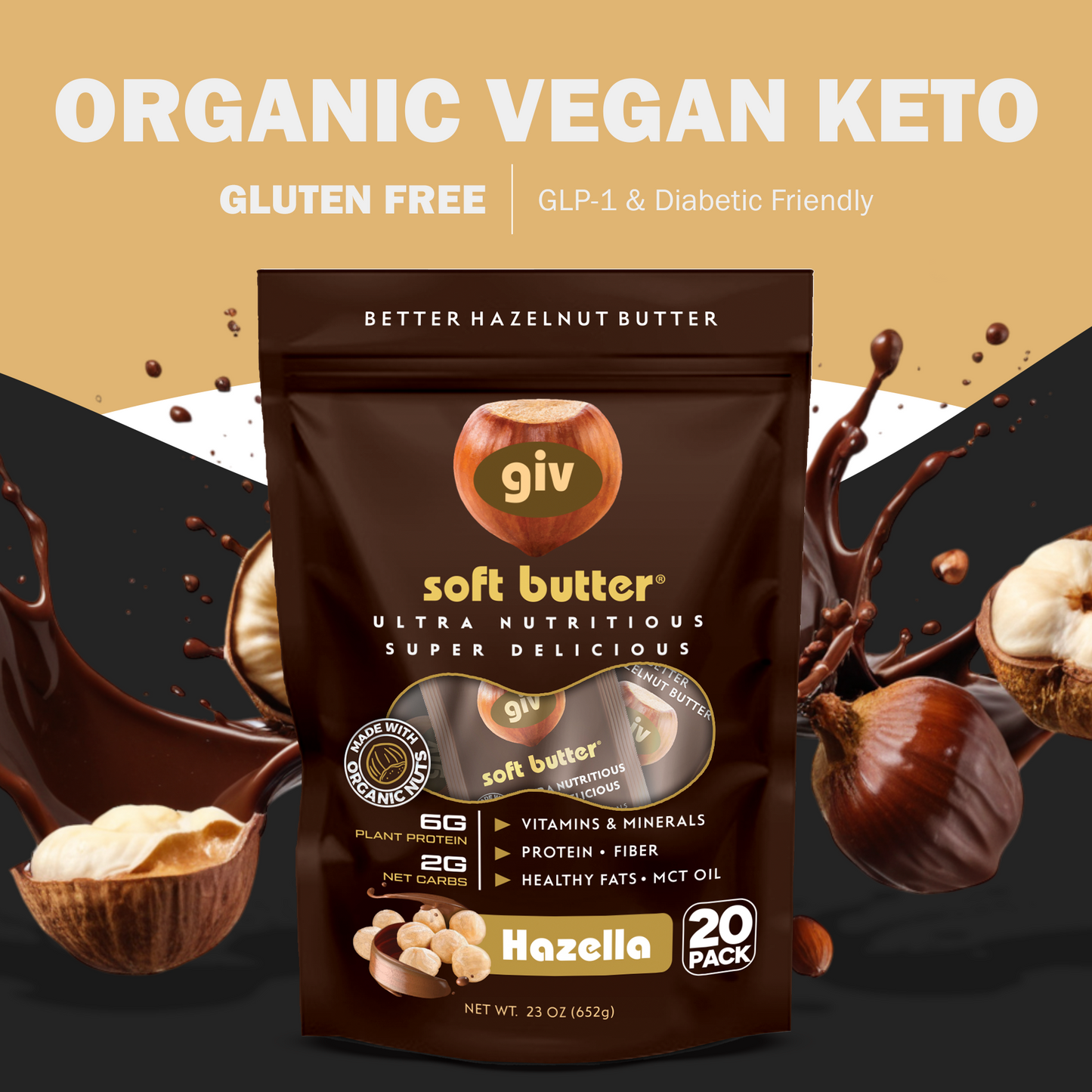 HAZELLA 1.15OZ POUCHES 20 COUNT BAG