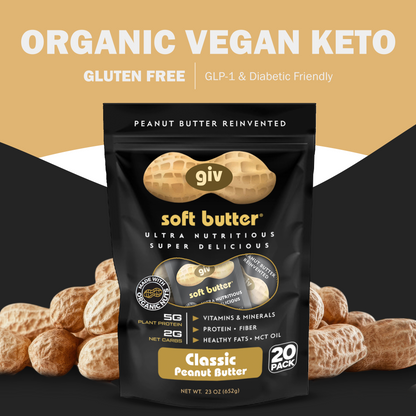 CLASSIC PEANUT BUTTER 1.15OZ POUCHES 20 COUNT BAG