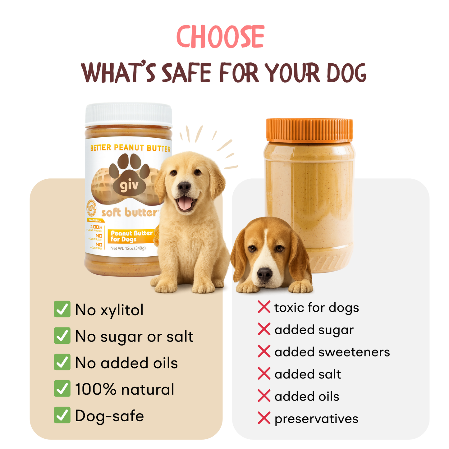 DOG SAFE PEANUT BUTTER