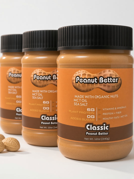 Peanut Better Three 12oz Jars
