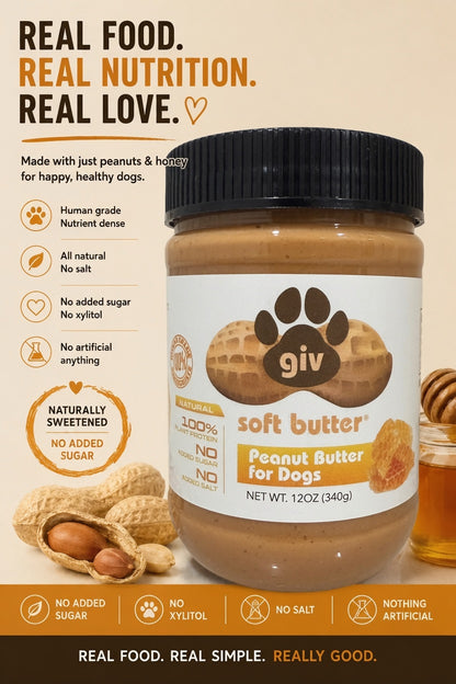 Dog Peanut Butter Bundle 3 Jar Pack