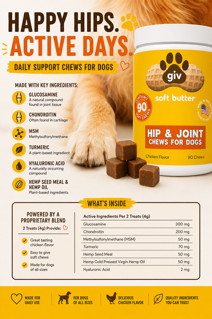 Hip & Joint Chews for Dogs