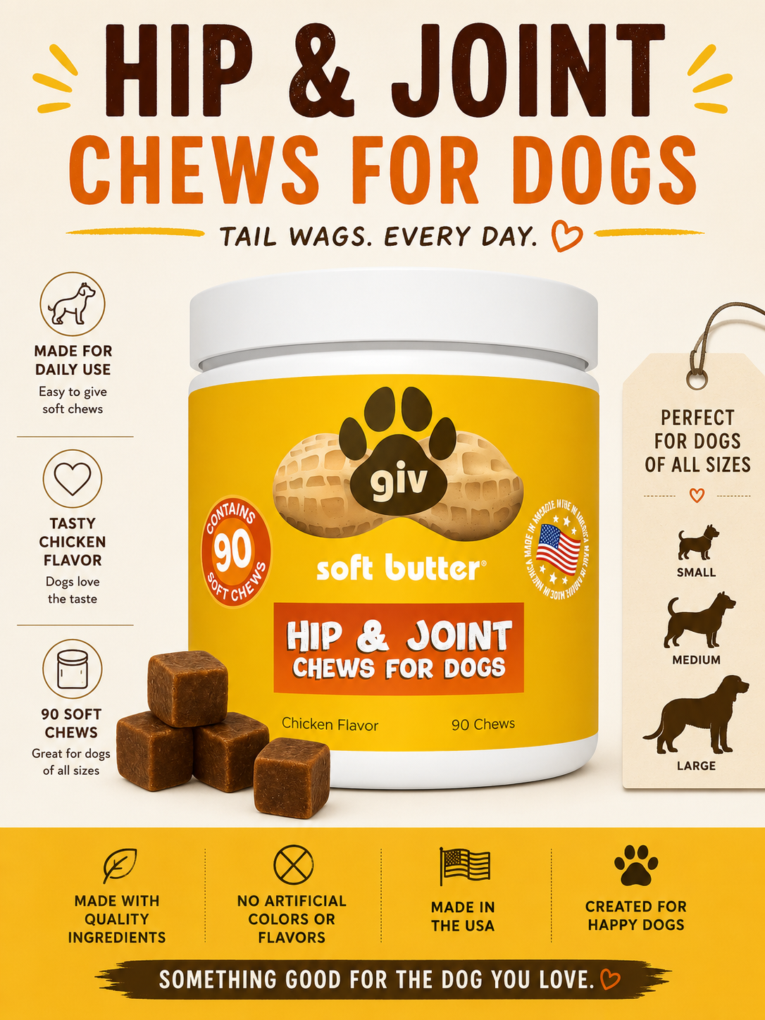 Hip & Joint Chews for Dogs