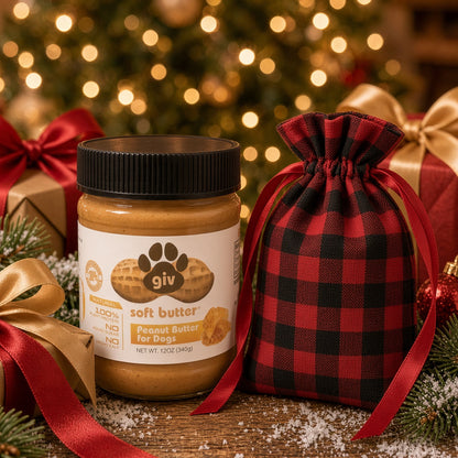 Dog Peanut Butter 12oz Jar Gift