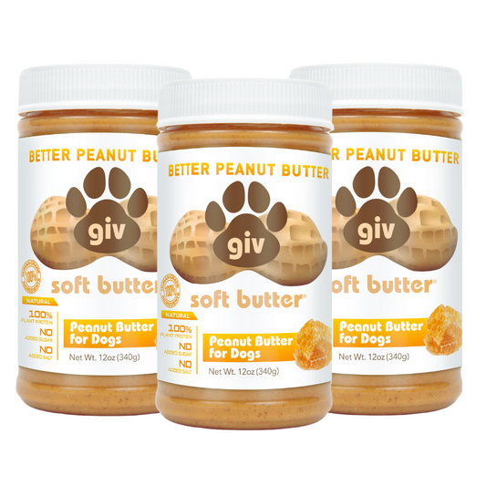 DOG SAFE PEANUT BUTTER 3 JAR PACK
