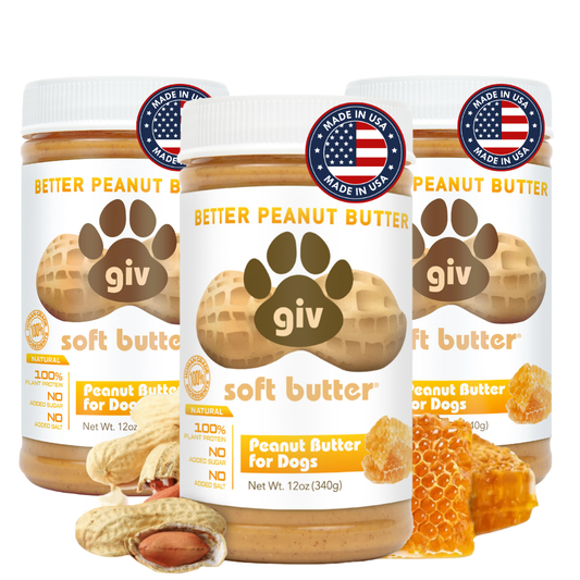 DOG SAFE PEANUT BUTTER 3 JAR PACK