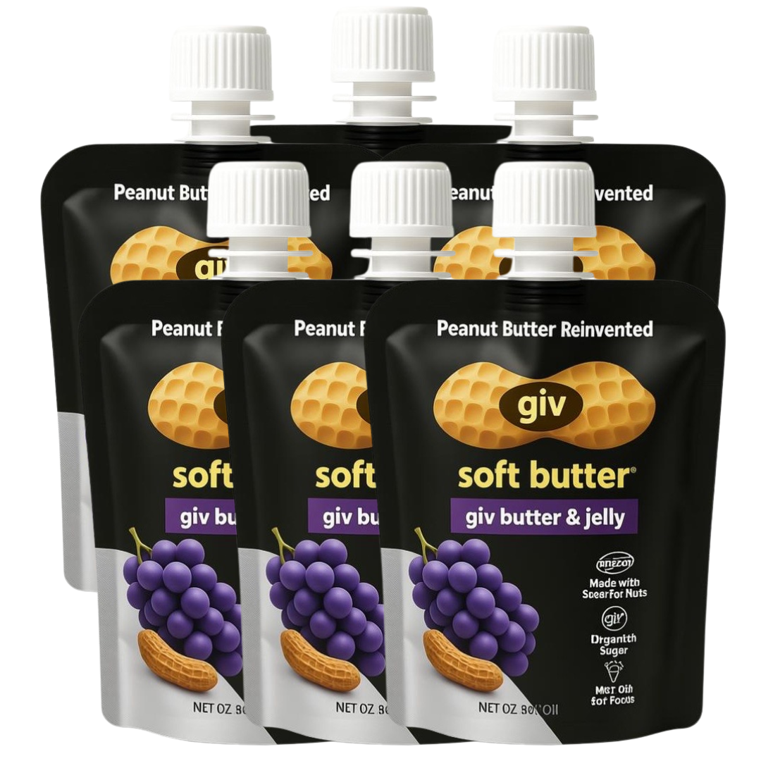 GIV BUTTER & JELLY 2OZ SPOUT (6 COUNT)