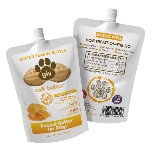 DOG SAFE PEANUT BUTTER 4OZ POUCH 9 COUNT BAG