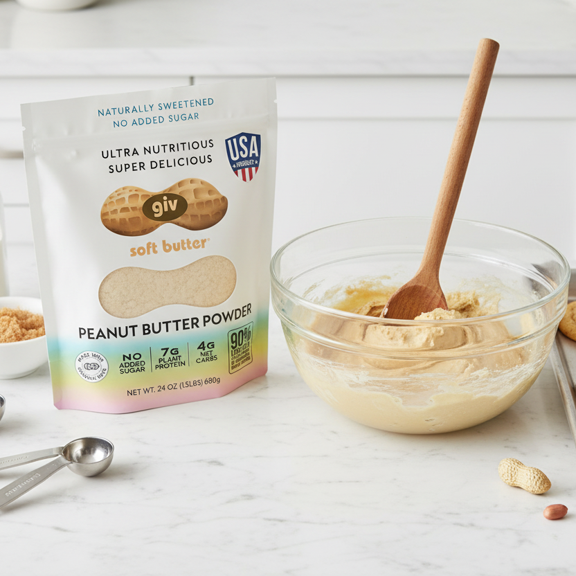 Peanut Butter Powder Baking Cookies