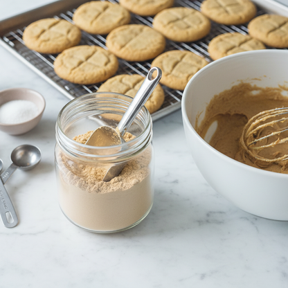 Peanut Butter Powder Cookies Cool White