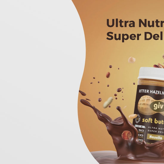 Video of giv hazelnut butter that is organic, vegan, keto, gluten free, all natural and healthy with no palm oil.